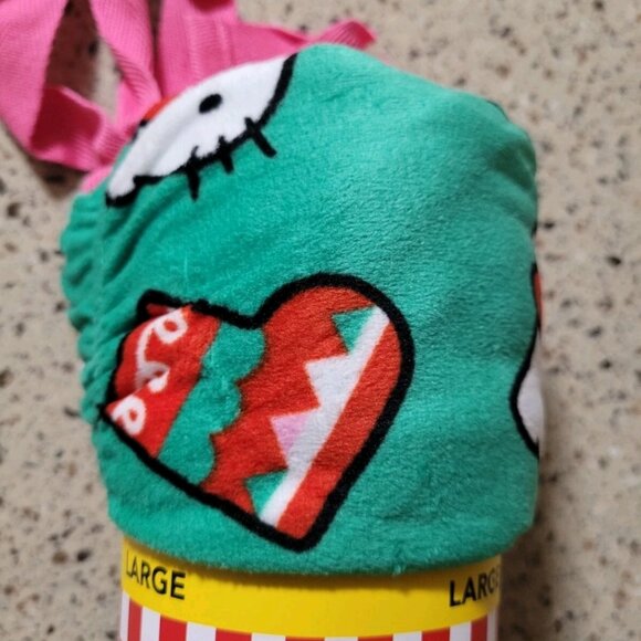 Hello Kitty Sanrio Sz Large Super Soft Fleece Pj Lounge Pants Christmas Winter - Picture 5 of 7